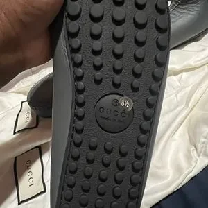 Brand New Gucci Loafers Gray Embossed Authentic! Gucci | Shoes | Brand New Gucci Loafers Gray Embossed  main image 2